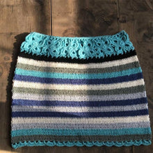Load image into Gallery viewer, Rainbow Mini Crochet Skirt