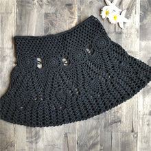 Load image into Gallery viewer, Floral Crochet Mini skirt