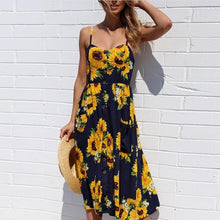 Load image into Gallery viewer, Floral Print Summer Dress