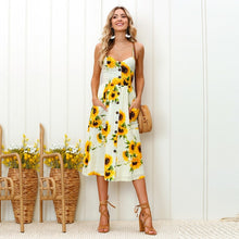 Load image into Gallery viewer, Floral Print Summer Dress
