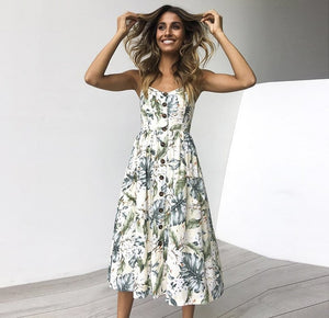 Floral Print Summer Dress
