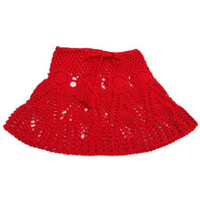 Load image into Gallery viewer, Floral Crochet Mini skirt