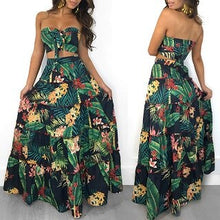 Load image into Gallery viewer, Strapless Two Pieces Dress Suit Set